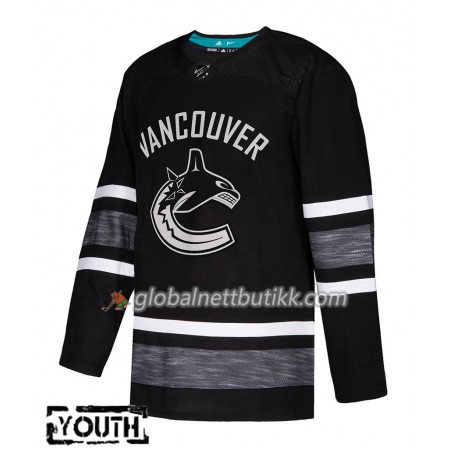 Vancouver Canucks Hockeydrakt Blank Svart 2019 NHL All-Star Adidas Authentic - Barn